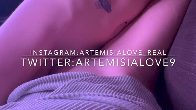 Artemisia Love lesbian POV : home alone and rubbing our wet pussies - Artemisia Love