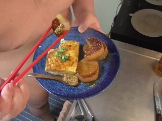 [Prof_FetihsMass] Doucement Avec La Nourriture Japonaise ! [steak Avec Radis et Tofu]