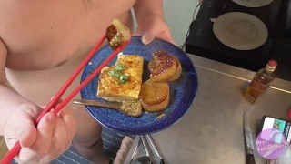 [Prof_FetihsMass] Rustig aan Japans eten! [Biefstuk met radijs en tofu]