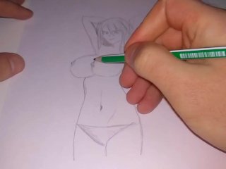 pictures, picture, female, sketch