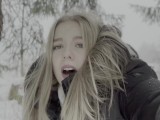 18 year old teen is fucked in the forest in the snow