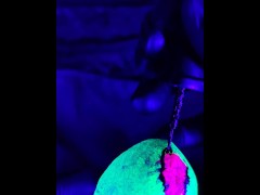 Black Light Zombie Frankenstein Body Painting Dick Timelapse