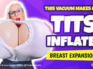 big tits, vacuum, 60fps, fake tits