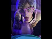 Preview 1 of Sissy Kara Sucks Cock and Swallows A Load of Cum