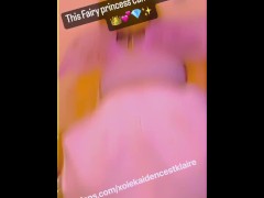 This fairy princess can twerk ;) costume Cosplay w/goddess Xoie Kaidence 🎀✨ - Screenshot 15 of 16 - Lightskin