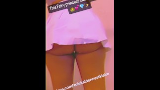 This fairy princess can twerk ;) costume Cosplay w/goddess Xoie Kaidence 🎀✨