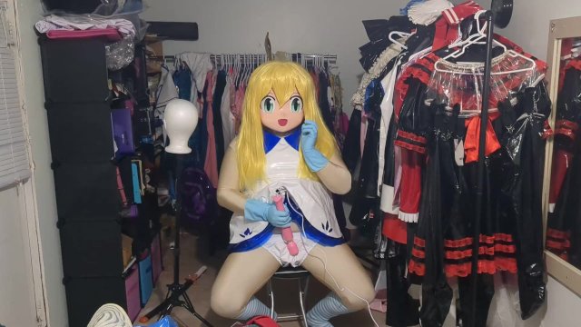 Kigurumi PVC Lillie Cosplay Gagged, Breathplay and Vibraitor