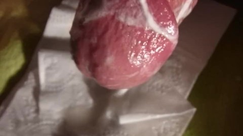 Red head penis cumshot