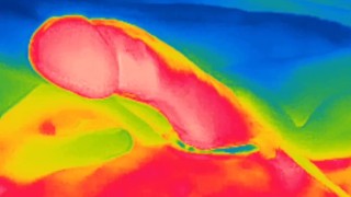 Feel The Warmth Of My Cock And See The White Hot Cumulus With A Thermal Camera Erection