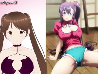 hentai, anime waifu, hentai joi, teasing