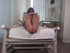 lick her feet femdom POV