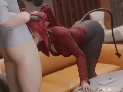 Daemon Girl Getting Promoted