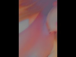 vertical video, milf, big tits, girl masturbating