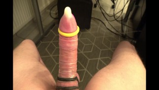 BIG COCK VIBRATOR 避孕套边缘挑战 #4 - 我能持续多久？