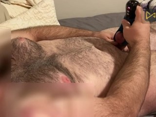 Vibrador Na Minha Bunda + Glande Vibradora Toy = Orgasmo Intenso e Ejaculação !!