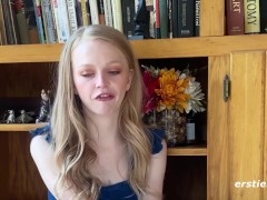 Ersties: Nervous Blonde Babe Enjoys Sexy Discipline Sessions