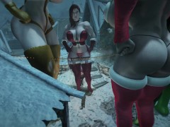 Growing Christmas Angels - Skyrim Giantess