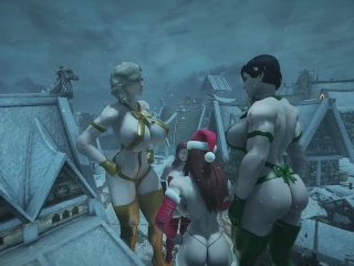 fetish, growth, big boobs, giantess animation