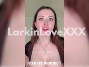 Preview 4 of Fuck My Wet Whore Mouth Dirty Talk JOI