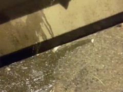 Pissing at parking whit my wife , carsex and pissing