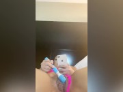 Preview 4 of I made myself cum while watching a video of my best friend getting fucked