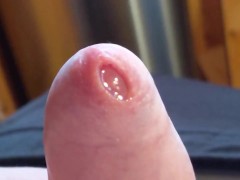 Extreme Close-up Shots & Gentle Playing With Small Cock Leads To Week-long Cum From Tight Foreskin