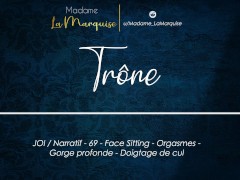 Calendrier de l'Avent : Trône [French Audio Porn JOI Facesitting Deepthroat Gorge Profonde GFE 69]