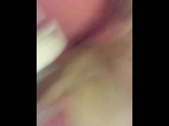 Pink Lady in Pink mask PUSSY.i Playing