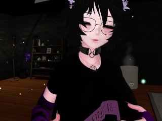 Goth Stranger Sucks and Fucks You_at VR_Party