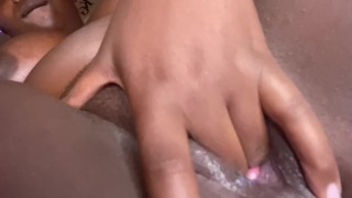 Slutty Ebony Fingers Pussy (CLICK LINK IN BIO FOR FULL VIDEO)