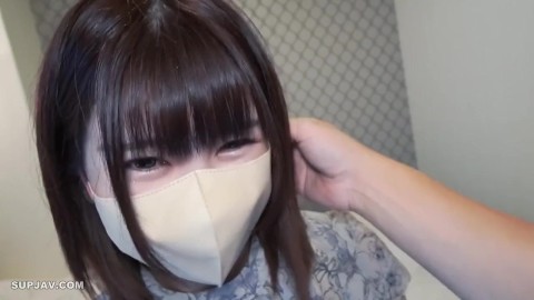 Creampie in een student met een masker ~ Beauty meisje met masker