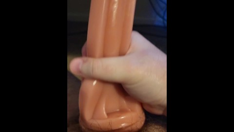 Chubby Guy Masturbates With His Toy After a Long Day of Work