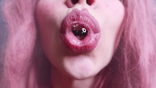 Full Mouth Of Cum Deepthroat Swallow