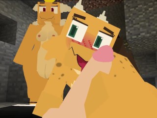 4 KOBOLDS QUENTES DO MINECRAFT SEX MOD ENCURRALARAM-ME E MEU CAMERAMAN PARA UM SE*X QUENTE