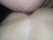 Preview 1 of Close up Licking and eating BBW asshole and creampie