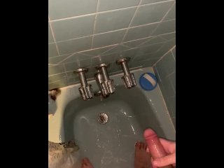 masturbation, shower, solo male, pov