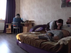 Девушка поебалась с парнем за спиной мужа куколда - Screenshot 4 of 16 - Facial Cum