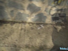 Public Agent MILF with stunning big natural boobs gets creampied