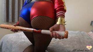 Harley Quinn is a Hot Bitch and Her Juicy Pussy needs a Hard Cock - AllaboutAss Cosplay