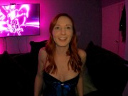 Preview 1 of Fit and Sexy Redhead Gets a Interview, Fucked and Facial