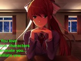 Just Monika Hentai JOI Doki Doki Literature Club (Yandere Femdom Feet/Armpits Pet Play)