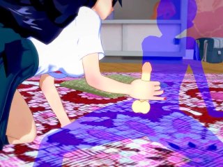 My Hero Academia Hentai - Kayama Nemuri Handjob and blowjob