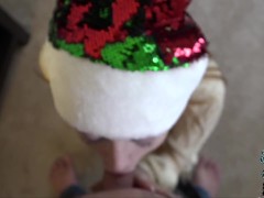 Christmas Blowjob with Madi Collins