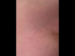 Alyx Marshall fucks armpit with dildo.