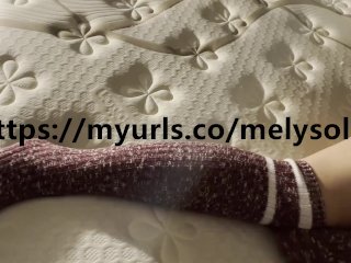 Want a footjob with my cute socks ? you won't regret it 😊💖 (PART 1)