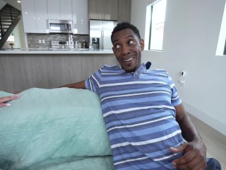 Harley King meets her new step-dad and his BBC