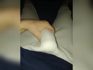 Long underwear jerking off