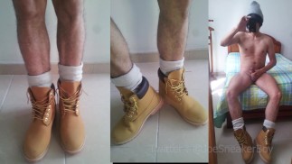 TIMBERLAND STIEFEL MIT SPERMA