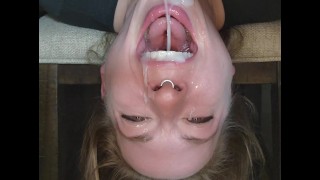 Macy Frazier Eerste Upside-Down Facefuck Risqué_Buffét