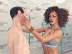 The F GYM Pt. 4 - He Came Inside her Cheating Black Cunt